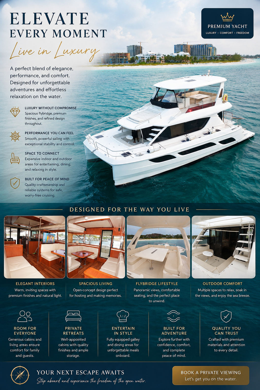 Premium Yacht charter in Turks & Caicos