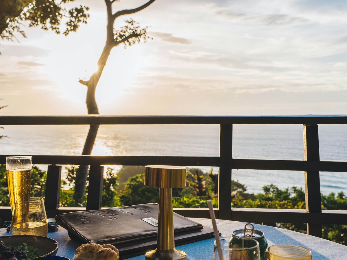 Island dining with an ocean view in Turks and Caicos